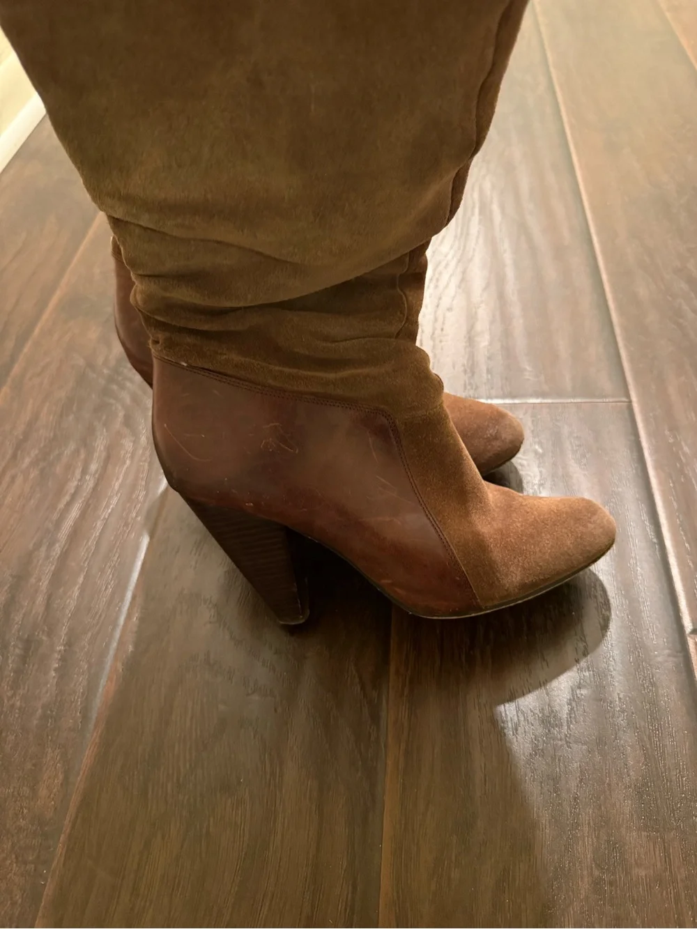 Jessica Simpson Brown Suede Over-the-Knee Boots